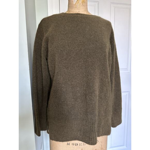Des Petits Hauts Bastia Sweater Pullover Size 2, Olive Green Alpaca Wool New - Picture 7 of 16